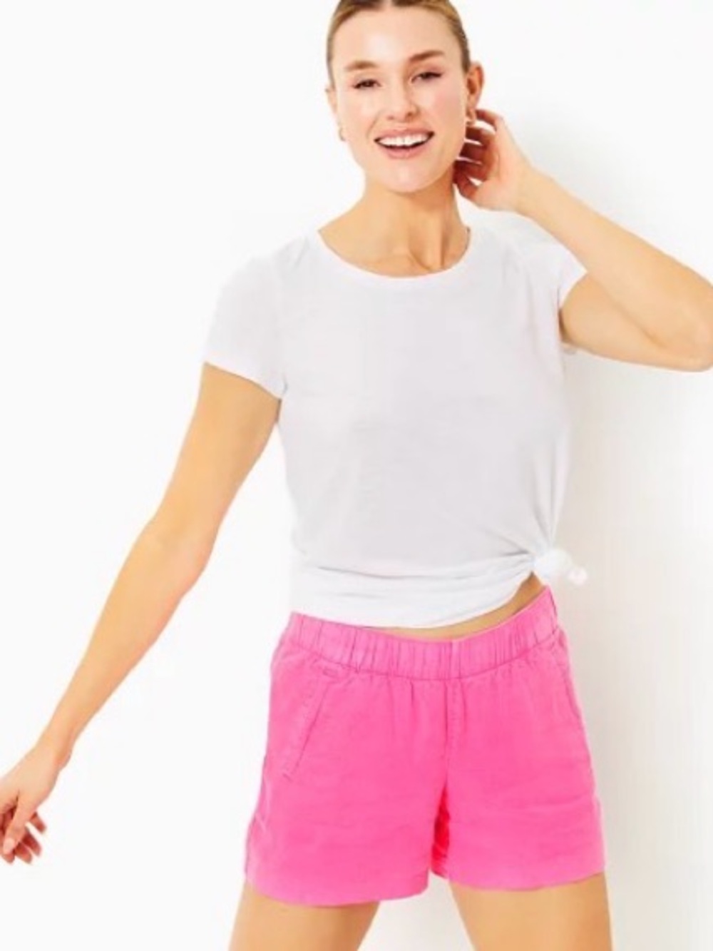 Lilly Pulitzer Hot Pink Athletic Shorts